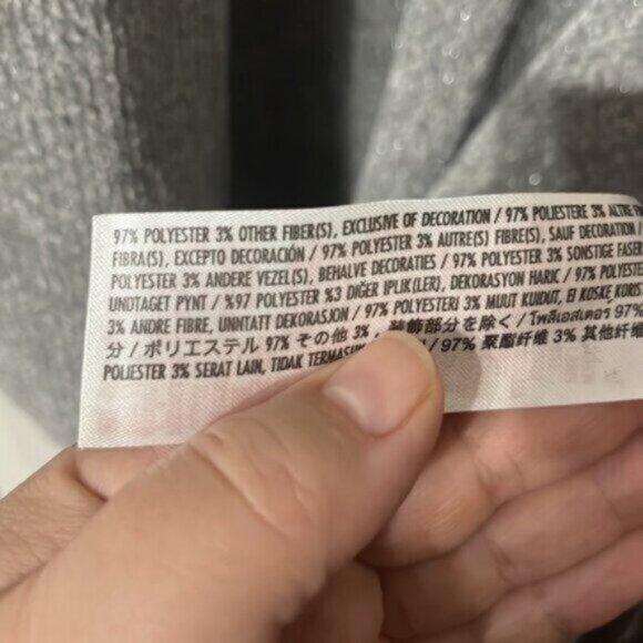 2021 Disney Parks Holiday Minnie Mouse Sweater Cardigan Soft Silver Chenille Med - Picture 9 of 11